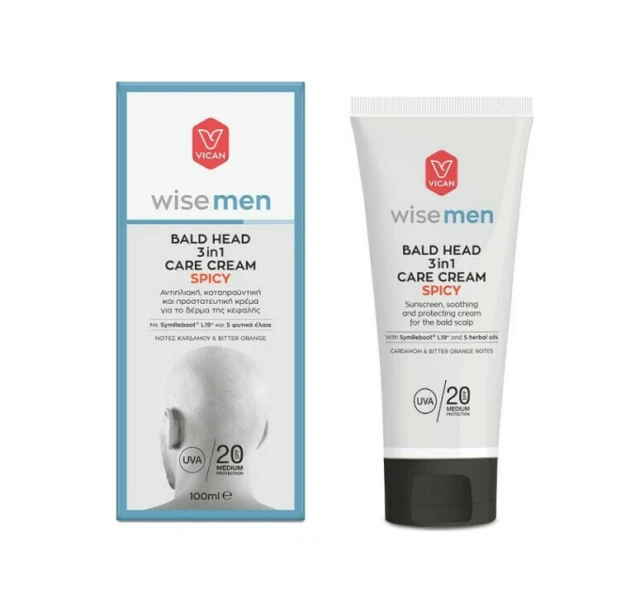Vican Wise Men Bald Head 3in1 Care Cream Spicy 100ml