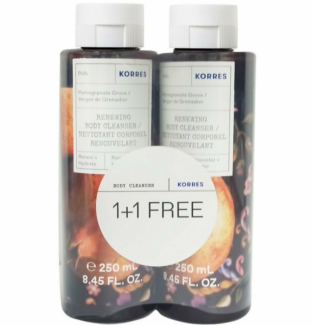 Korres Αφρόλουτρο Ρόδι 1+1 Δώρο 250ml