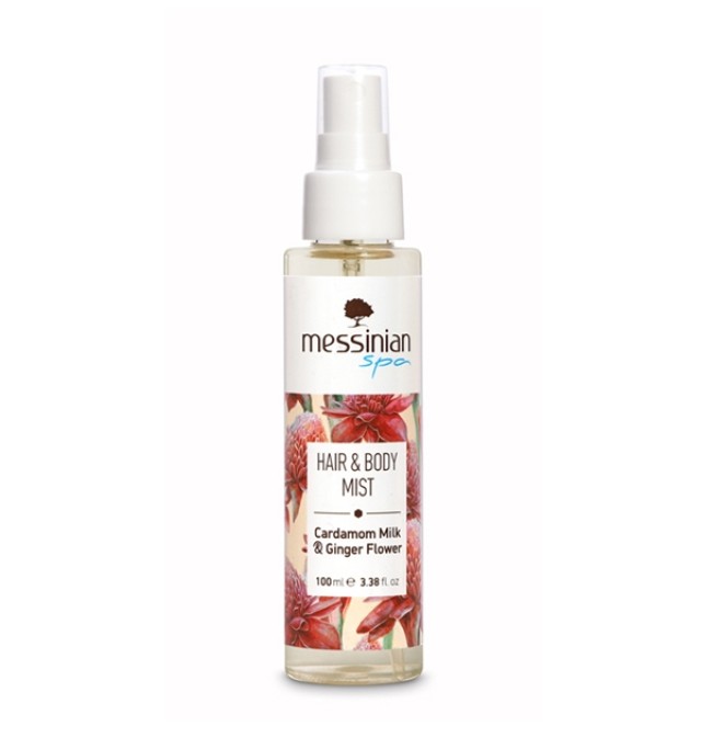 Messinian Spa Hair + Body Mist Cardamon Milk & Ginger Αρωματικό Σπρέι Κάρδαμο & Τζίντζερ Για Μαλλιά & Σώμα 100ml