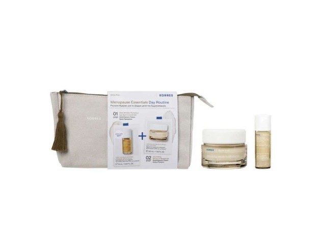 Korres Promo Λευκή Πεύκη Menopause Essentials Day Routine Κρέμα Ημέρας 40ml & Δώρο Ορός Προσώπου 15ml