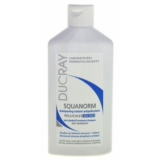 DUCRAY SHAMPOOING SQUANORM ΞΗΡΗ ΠΙΤΥΡΙΔΑ 200ml