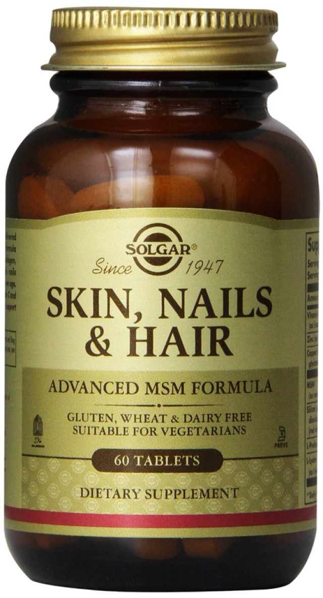 SOLGAR SKIN NAILS AND HAIR FORMULA 60TAB