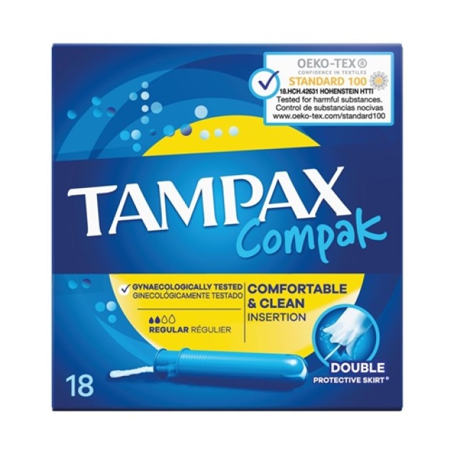 Tampax Compak Regular 18 τμχ