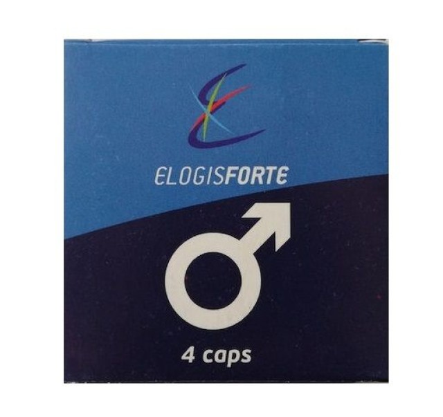 Elogis Forte Φυτικό Συμπλήρωμα για Βελτίωση Στύσης & Σεξουαλική Τόνωση των Ανδρών, 4caps