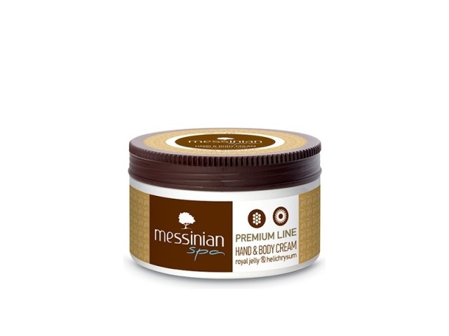 Messinian Spa Premium Line Hand & Body Cream Με Βασιλικό Πολτό και ελίχρυσο 250ml