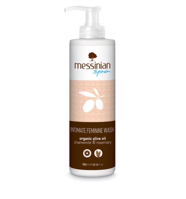 Messinian Spa Intimate Feminine Wash Υγρό Σαπούνι Καθαρισμού Ευαίσθητης Περιοχής Με Χαμομήλι & Δενδρολίβανο 300ml