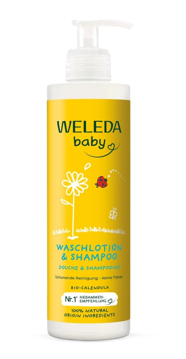 Weleda Βρεφικό Σαμπουάν-Αφρόλουτρο με Καλεντούλα, 400ml