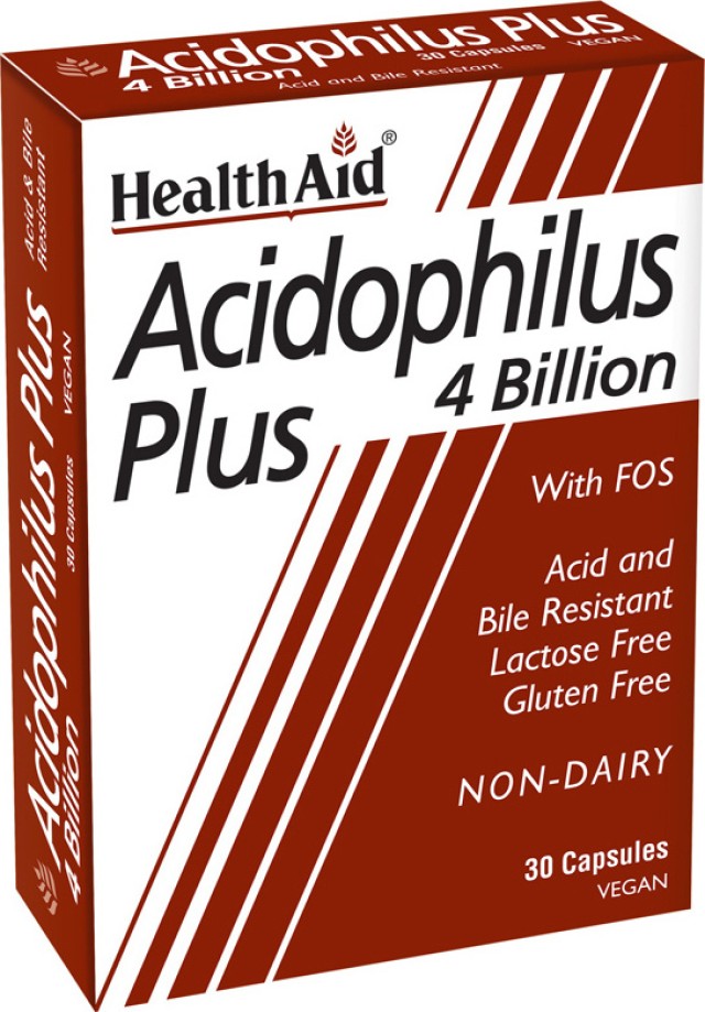 HEALTH AID ACIDOPHILUS PLUS 30caps