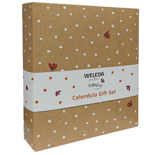 Weleda Set Baby Calendula Πασχαλίτσα με Κρέμα Αλλαγής Πάνας 75ml + Σαμπουάν & Αφρόλουτρο 200ml + Μωρουδιακό Παιχνιδάκι Πασχαλιά με Κρίκο 1τμχ
