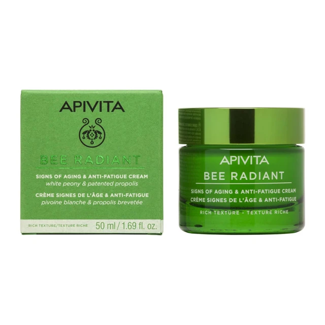 Apivita Bee Radiant Peony & Patented Propolis Rich Texture 50ml