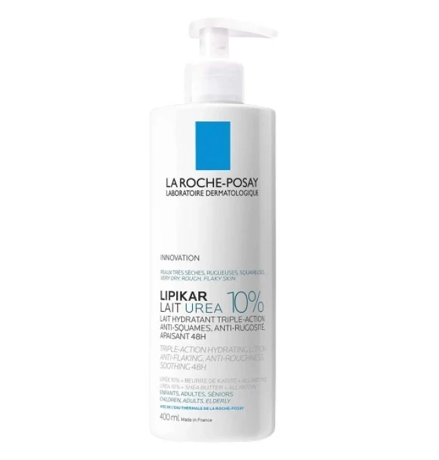La Roche-Posay Lipikar Lait Urea 10% Ενυδατικό Γαλάκτωμα Τριπλής Δράσης Για Το Ξηρό Τραχύ Δέρμα 400ml