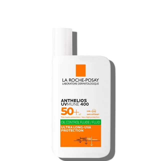 La Roche Posay Anthelios Uvmune 400 Oil Control Fluid Αντηλιακό Προσώπου για το Λιπαρό Δέρμα SPF50, 50ml