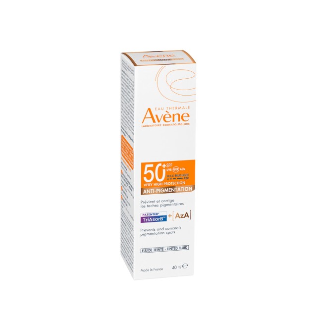 Avene Eau Thermale Fluide Anti-Pigmentation SPF50+ Αντηλιακή Κρέμα Προσώπου με Χρώμα, 40ml