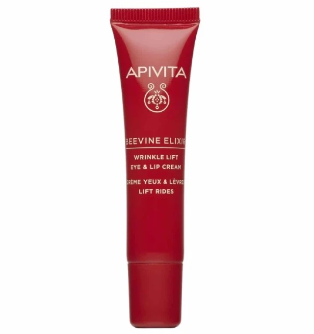 Apivita Beevine Elixir Wrinkle Lift Eye & Lip Cream Αντιρυτιδική Κρέμα Ματιών & Χειλιών, 15ml