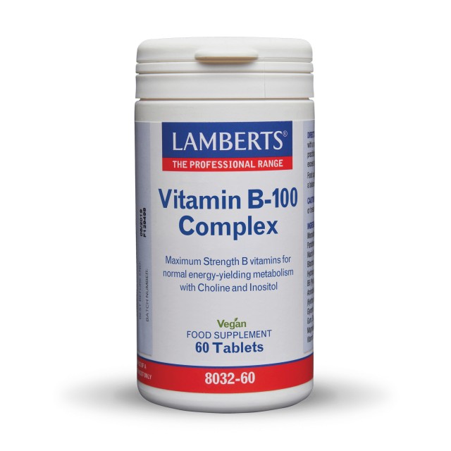 LAMBERTS VITAMIN B-100 COMPLEX 60TABS