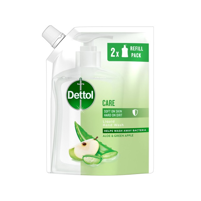 Dettol Soothe Refill Ανταλλακτικό Αντιβακτηριδιακό Υγρό Κρεμοσάπουνο Σακουλάκι Aloe Vera 500ml