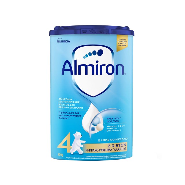 Nutricia Almiron 4 Νηπιακό Ρόφημα Γάλακτος 2-3 Ετών 800gr