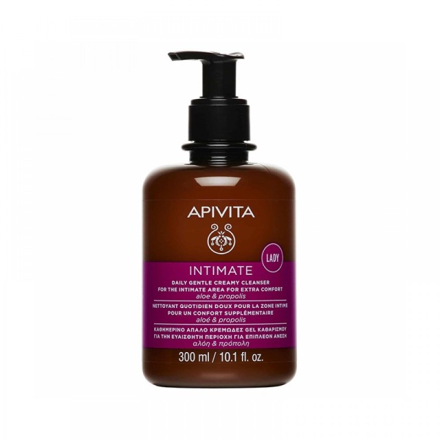 Apivita Intimate Lady Καθημερινό Απαλό Τζελ Καθαρισμού Ευαίσθητης Περιοχής για Επιπλέον Άνεση, 300ml