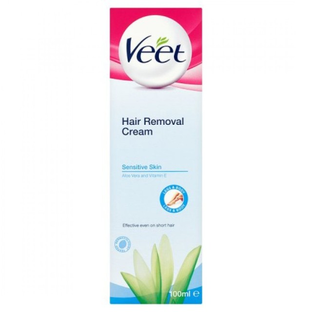 Veet Κρέμα Αποτρίχωσης Sensitive Skin για Ευαίσθητη Επιδερμίδα 100ml
