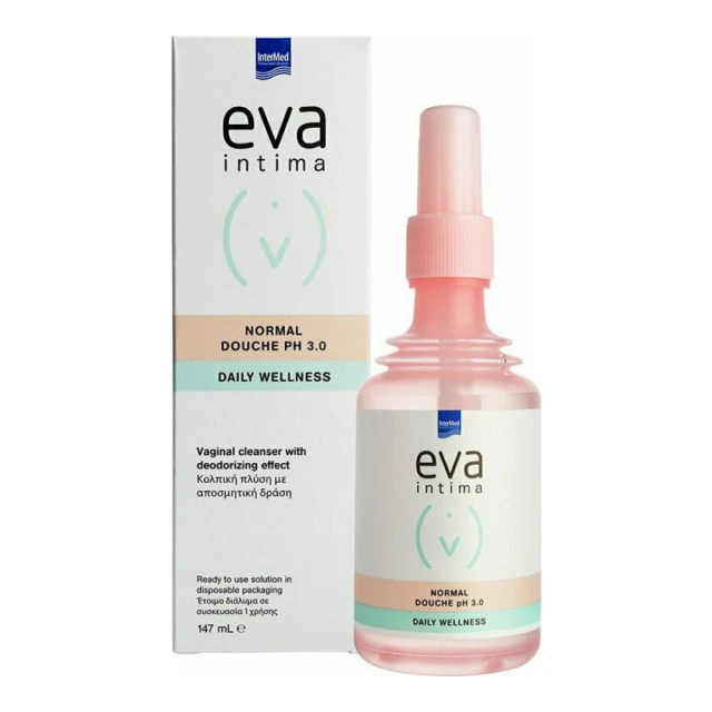 Intermed Eva Intima Normal Douche pH3.0 για Κολπική Πλύση με Αποσμητική Δράση 147ml.