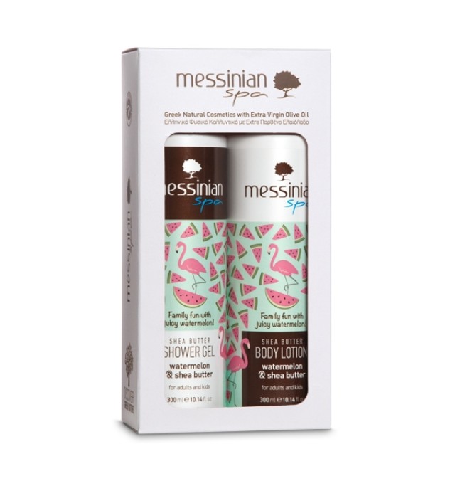 Messinian Spa Promo Καρπούζι & Βούτυρο Καριτέ Αφρόλουτρο 300ml & Γαλάκτωμα σώματος 300ml