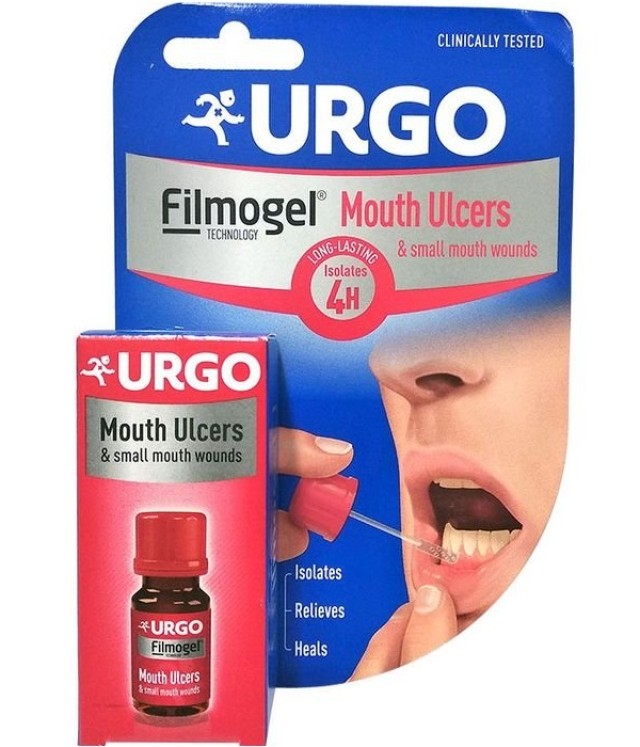 Urgo Filmogel Mouth Ulcers 6ml (Θεραπεία για Άφθες & Μικρές Στοματικές Πληγές)