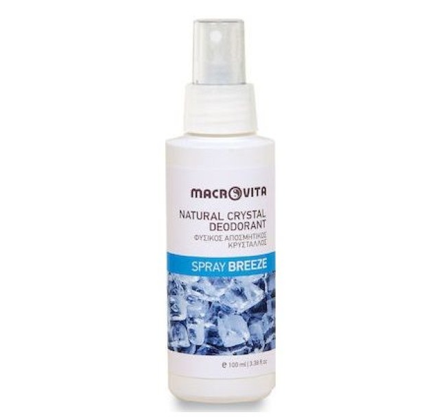 Macrovita Breeze Αποσμητικός Κρύσταλλος σε Spray 100ml