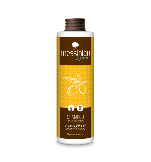 Messinian Spa Shampoo Σαμπουάν Για Όλους Τους Τύπους Μαλλιών Με Σιτάρι & Μέλι 300ml