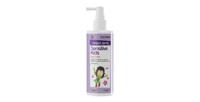 FREZYDERM SENSITIVE KIDS MAGIC SPRAY FOR GIRLS (ΑΡΩΜΑΤΙΚΗ ΛΟΣΙΟΝ  ΓΙΑ ΤΑ ΜΑΛΛΙΑ ΤΩΝ ΚΟΡΙΤΣΙΩΝ) 150ML