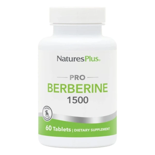 Natures Plus Pro Berberine 1500mg Βερβερίνη για την Υγεία της καρδιάς και έλεγχο του βάρους 60caps