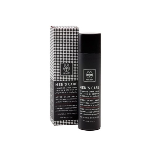 APIVITA HOMME ΕΝΥΔΑΤΙΚΟ AFTER SHAVE ΜΕ ΒΑΛΣΑΜΟ+ΠΡΟΠΟΛΗ 100ML