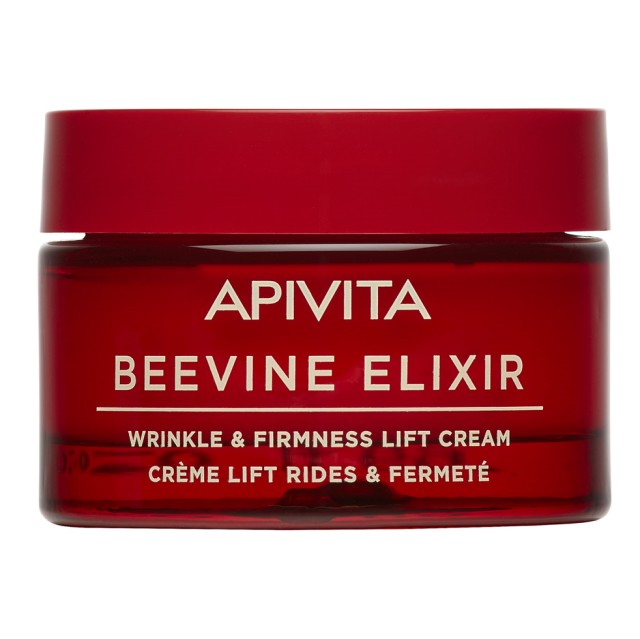 APIVITA Beevine Elixir Wrinkle&Firmness Lift cream light, Αντιρυτιδική Κρέμα για Σύσφιξη & Lifting Ελαφριάς Υφής,  50ML