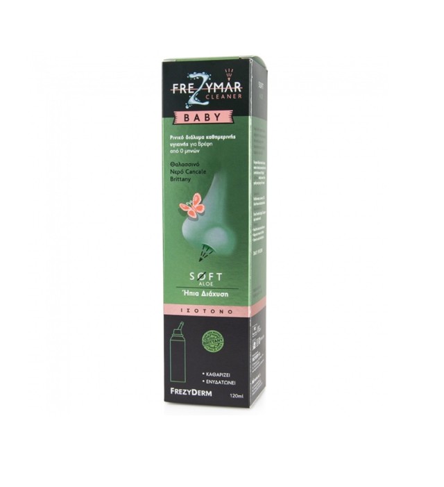 Frezyderm Frezymar Cleaner Baby Soft Aloe Ρινικό Διάλυμα Καθημερινής Υγιεινής για Βρέφη 120ml
