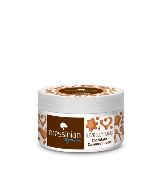 Messinian Spa Sugar Body Scrub with Chocolate - Caramel Fudge 250mL