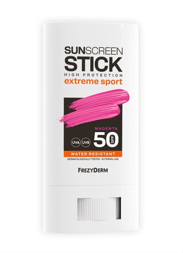 Frezyderm Extreme Sport Αντηλιακό Stick Προσώπου Magenta SPF50, 20ml