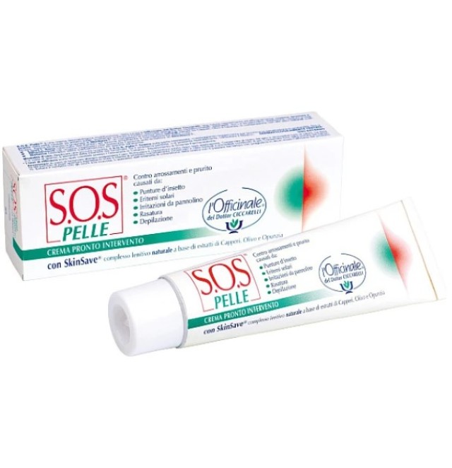DR.CICCARELLI S.O.S. Pelle Cream Κρέμα Πρώτων Βοηθειών για Εγκαύματα, Τσιμπήματα 25ml