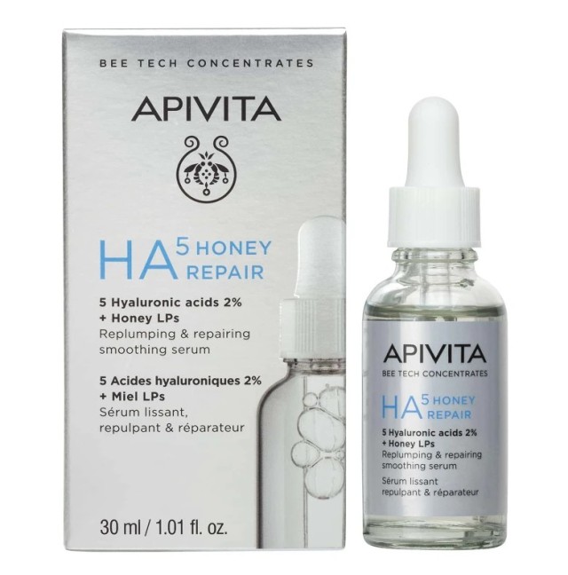 Apivita Bee Tech HA5 Honey Repair Oρός Επανόρθωσης Προσώπου, 30ml
