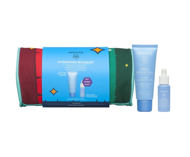 Apivita Set Hydrating Bouquet Aqua Beelicious Κρέμα-Gel Ελαφριάς Υφής 40ml & Δώρο Mini Booster Αναζωογόνησης & Ενυδάτωσης 10ml