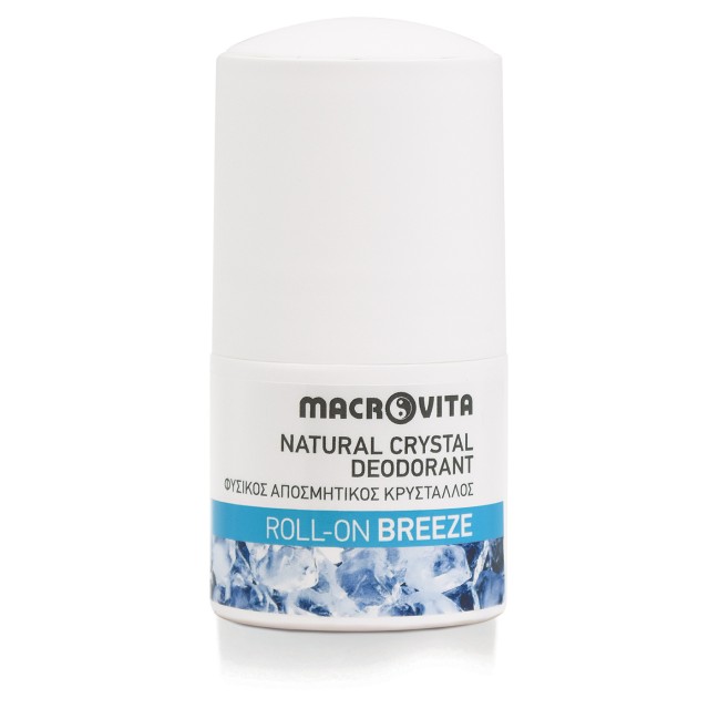 Macrovita Φυσικός Αποσμητικός Κρύσταλλος Roll-On Breeze 50ml