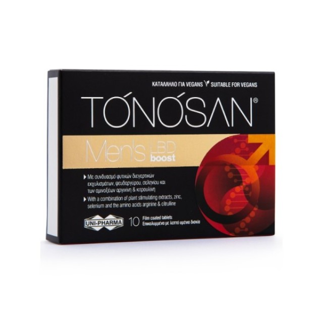 Uni-Pharma Tonosan Mens Boost για Άνδρες 10 Κάψουλες