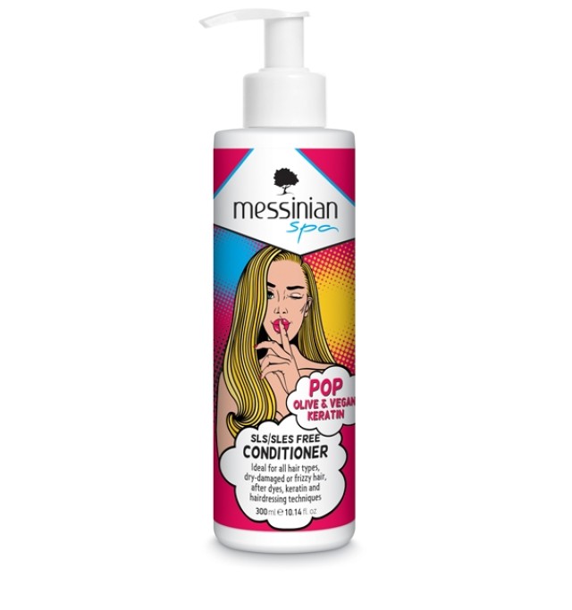 Messinian Spa POP Olive & Vegan Keratin Conditioner 300ml