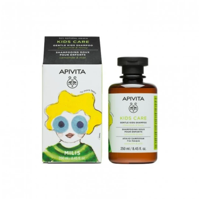 APIVITA KIDS SHAMPOO ΧΑΜΟΜΗΛΙ ΚΑΙ ΜΕΛΙ 250ML