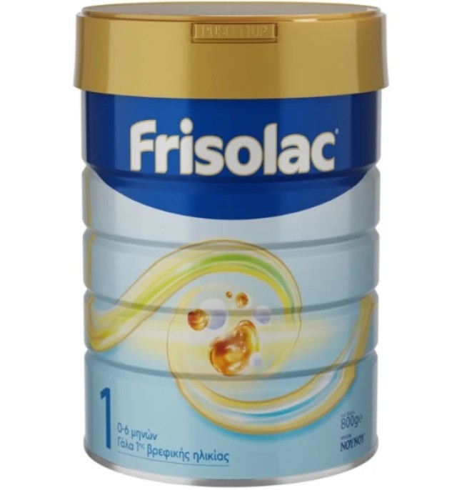 Frisolac 1 Γάλα σε Σκόνη 1ης Βρεφικής Ηλικίας 0-6m, 800g