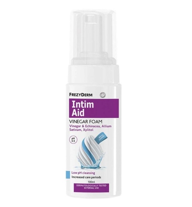 Frezyderm Intim Aid Vinegar Foam Ειδικός Αφρός Καθαρισμού με pH 3.5 100ml